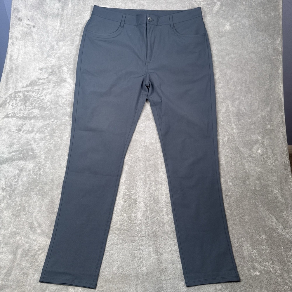 Vuori Meta Pant Mens 36 Gray Technical Performance Trousers V430